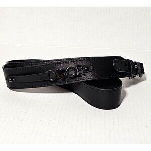 Dior LADY DIOR D-SIRE My ABCDior Bag Black Shoulder Strap Replacement 4 Badges